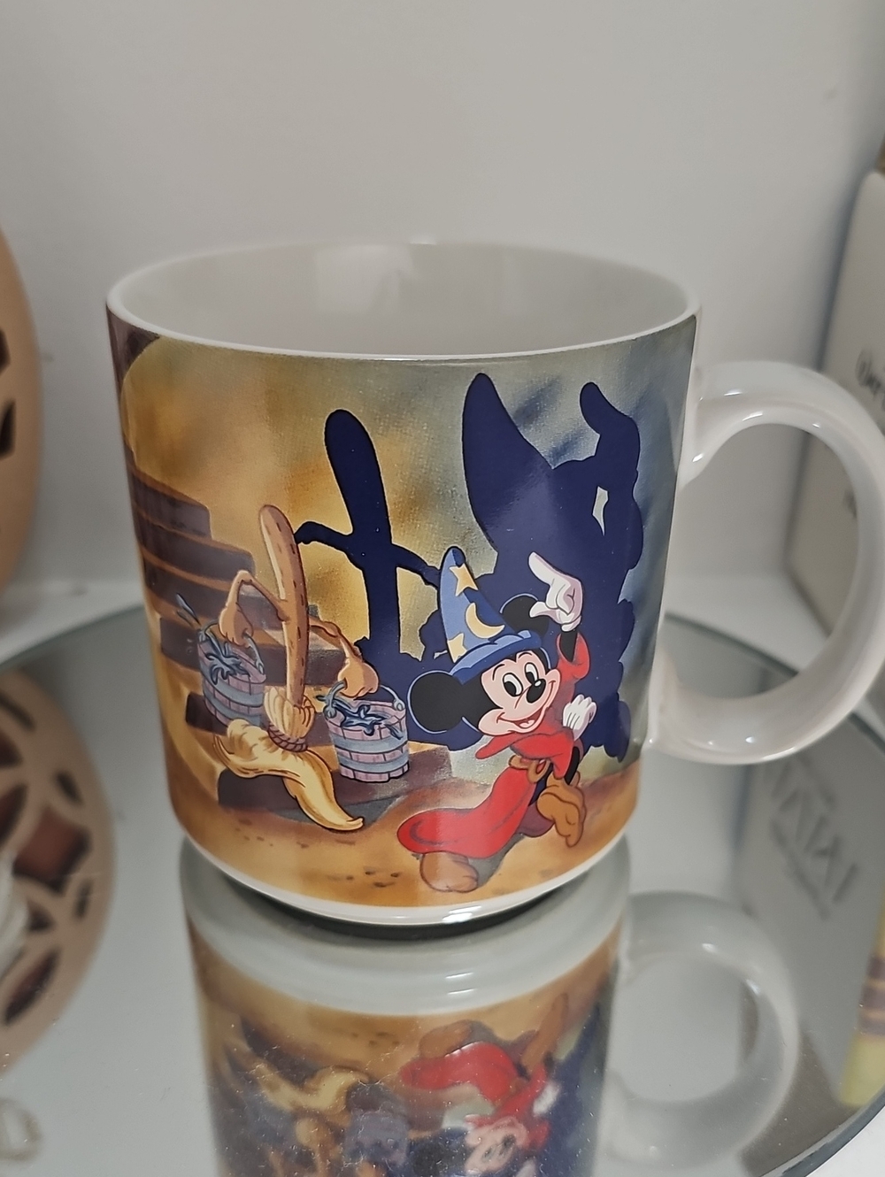 Vintage Disney Fantasia 50th Anniversary Ceramic Mug - 12oz